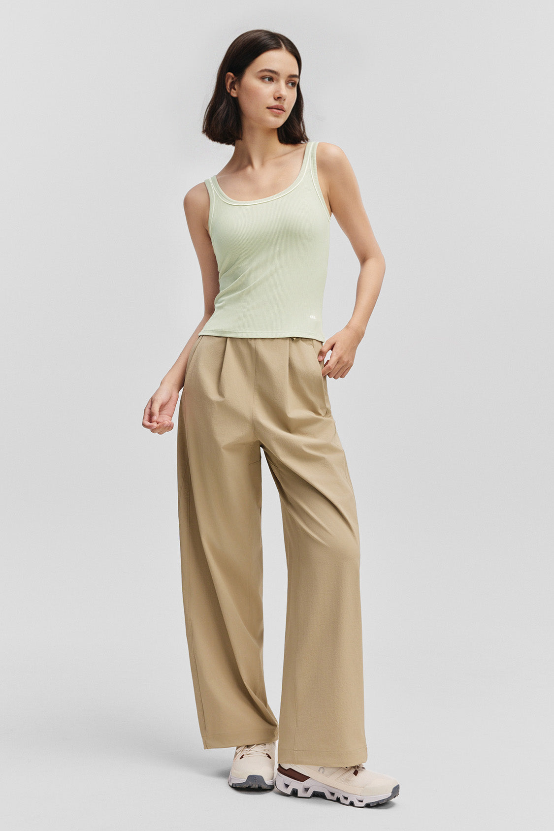 beneunder braflex womens bra in seamless tank top #color_mint green