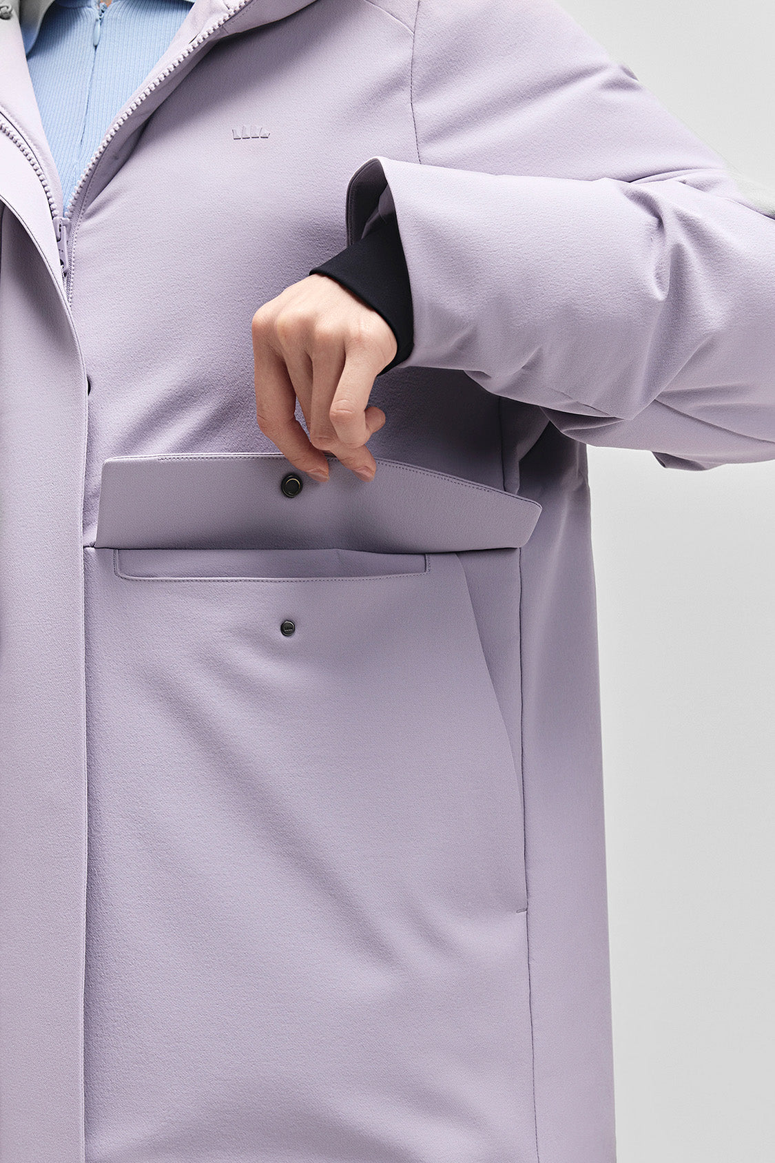 StormCurve – Women’s Windproof Waist-Cinched Down Coat (Mid-Length, Extreme Warmth)