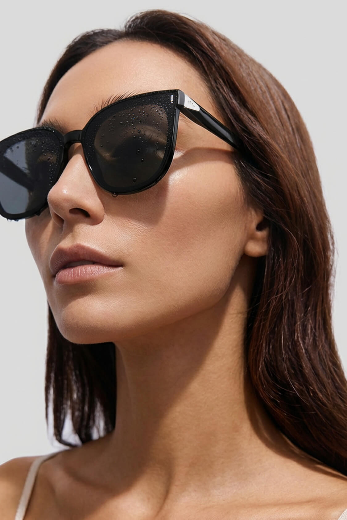Oversized Sunglasses, UV400 Square-Round Outdoor Sunglasses FD020