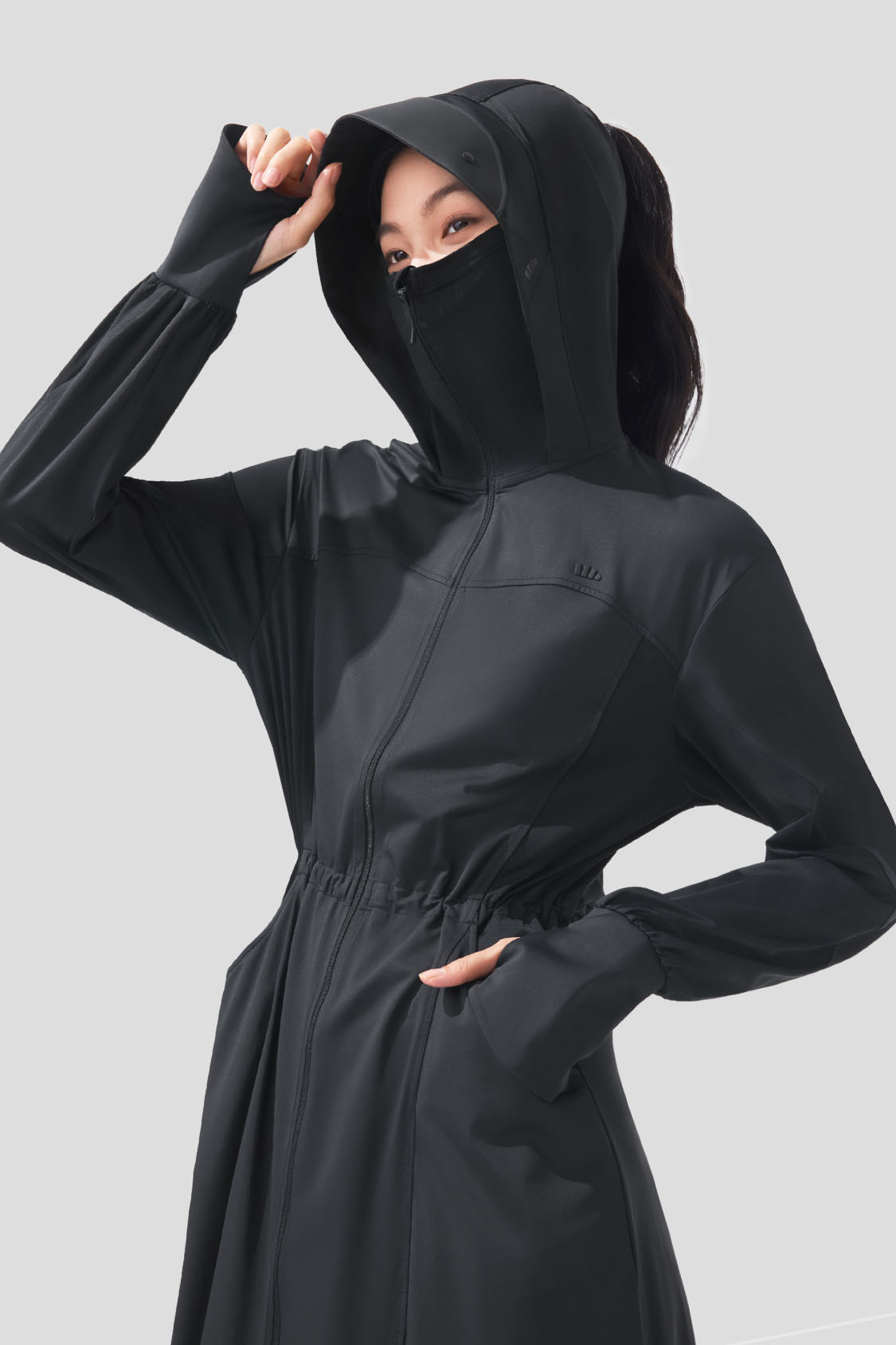 Ease - Women's Full Protection Loose Long Sun Jacket UPF2000+ AL824