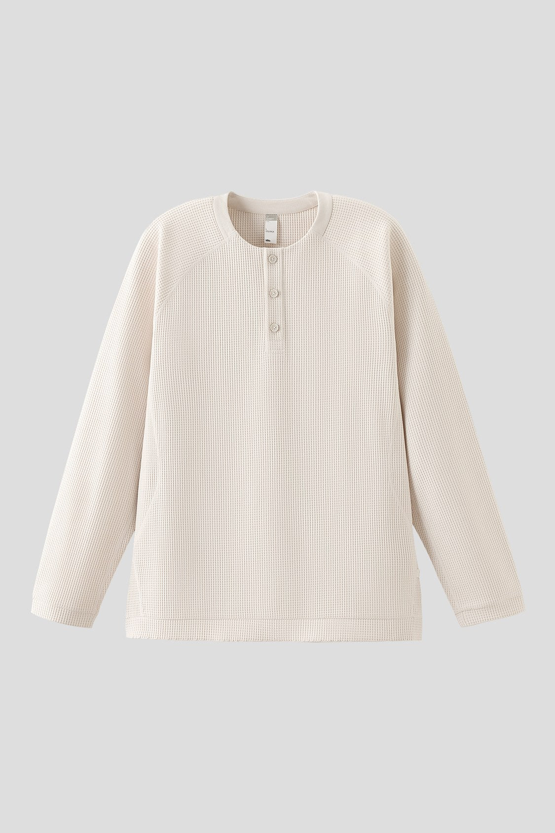 Men's Stretch Breathable Long-Sleeve Henley T-Shirt CT014