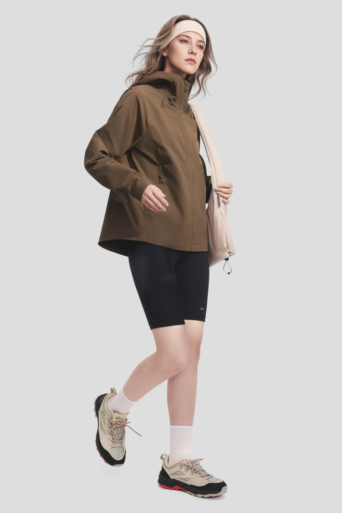 Women's 3-in-1 Ultra-Light Softshell Insulated Jacket (Mid Warmth) ST033