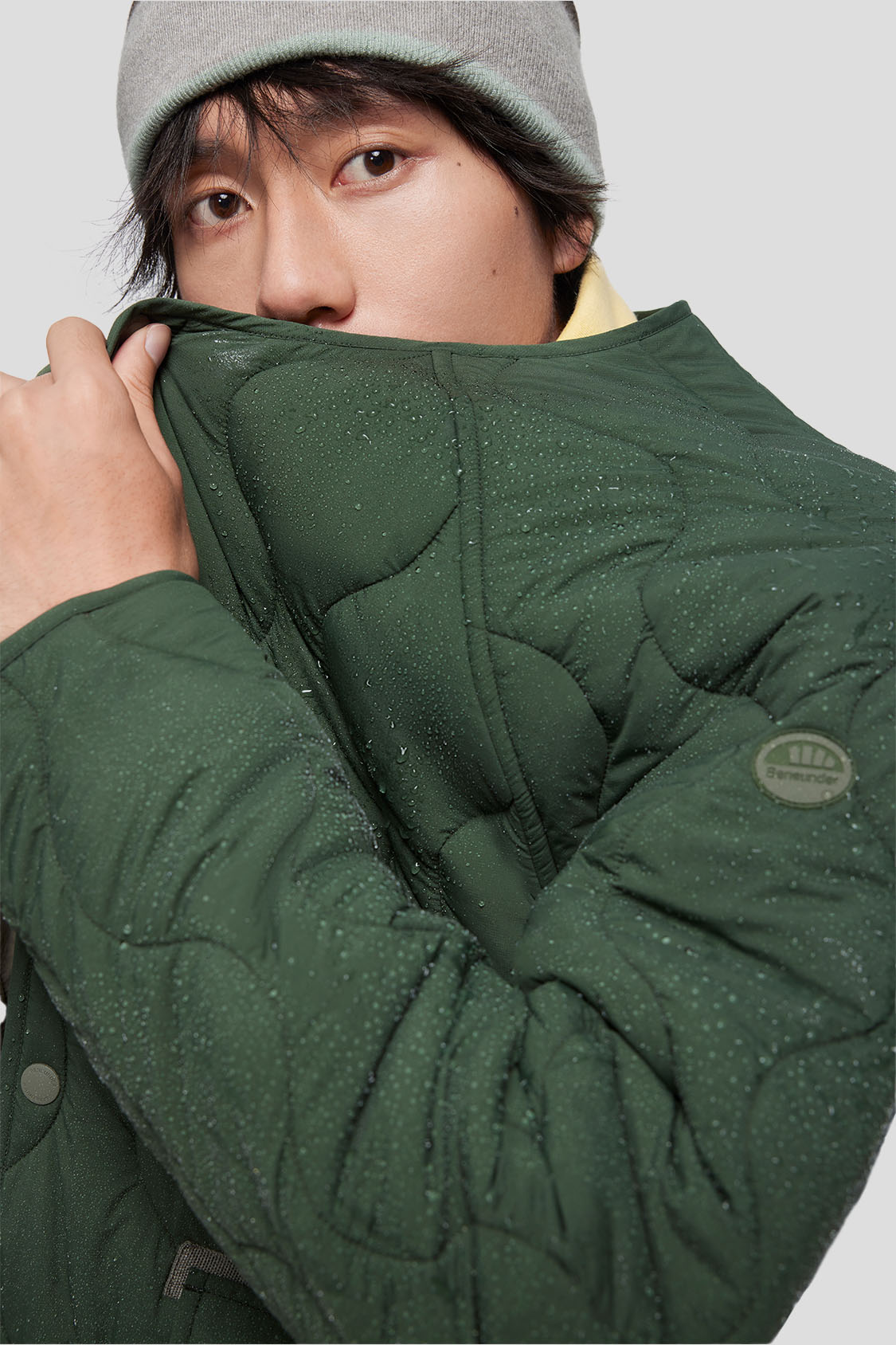 beneunder men;s jacket #color_algae green