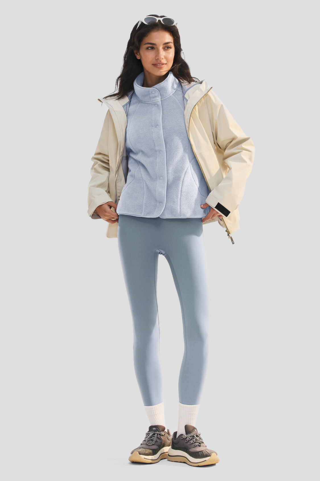 CoreFit – Damen Leichtwarme Fleecejacke in regulärer Passform
