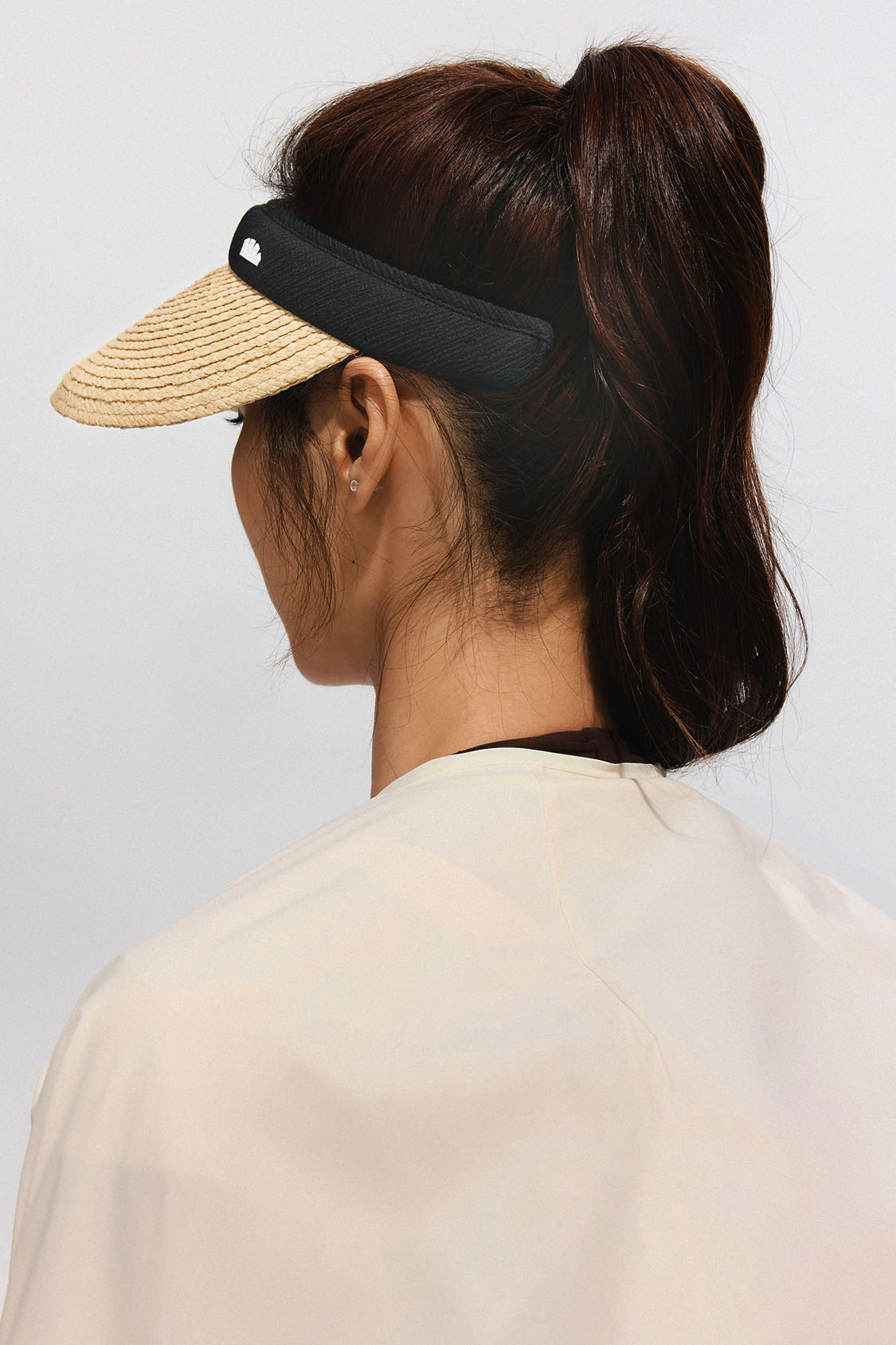Women's Straw Sun Visor UPF 100+ BM562