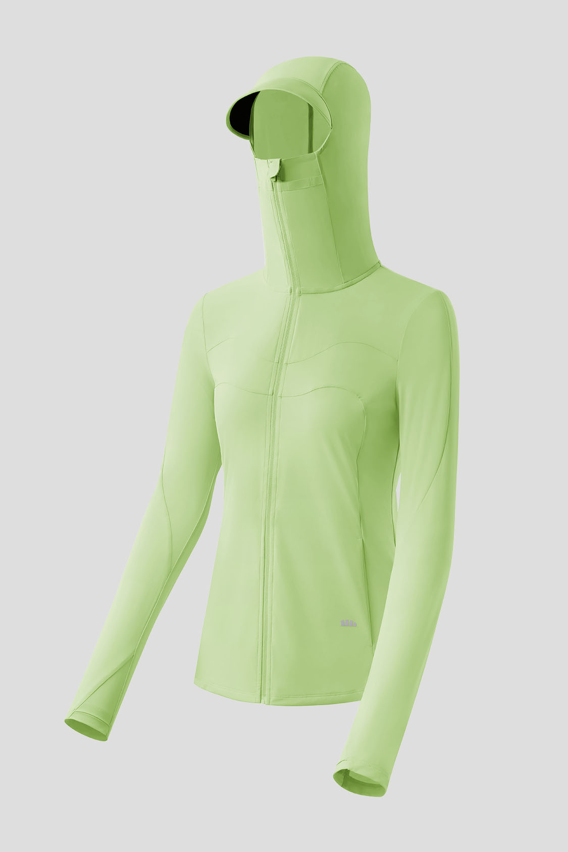 beneunder women's sun protection jacket #color_green