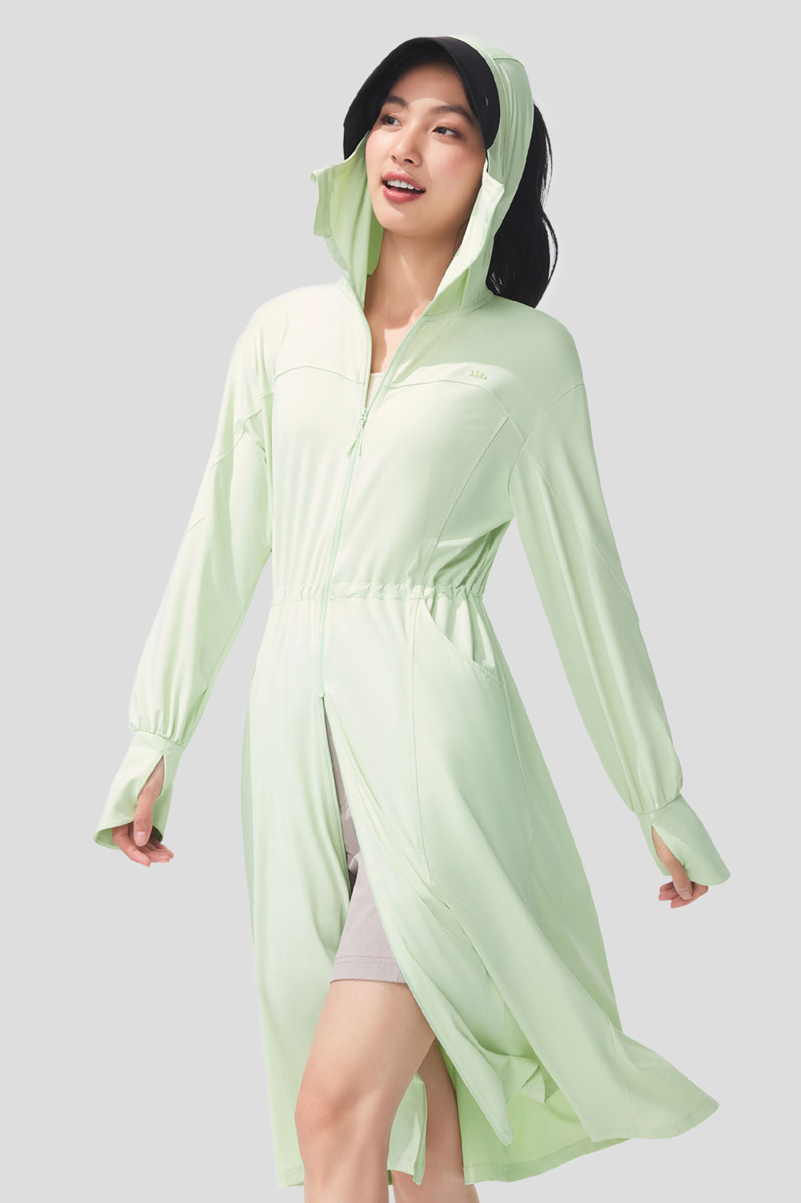 Ease - Women's Full Protection Loose Long Sun Jacket UPF2000+ AL824