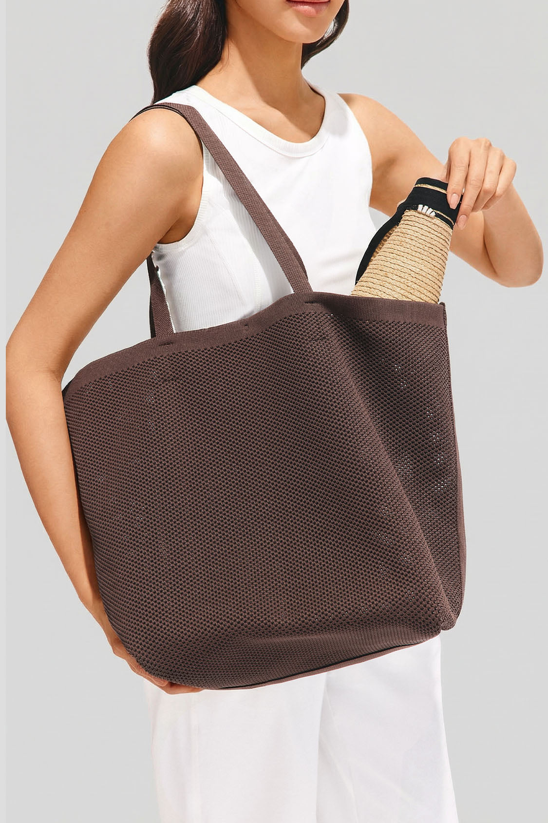 Women's Wide Brim Sun Protection Straw Hat UPF 50+ UL558