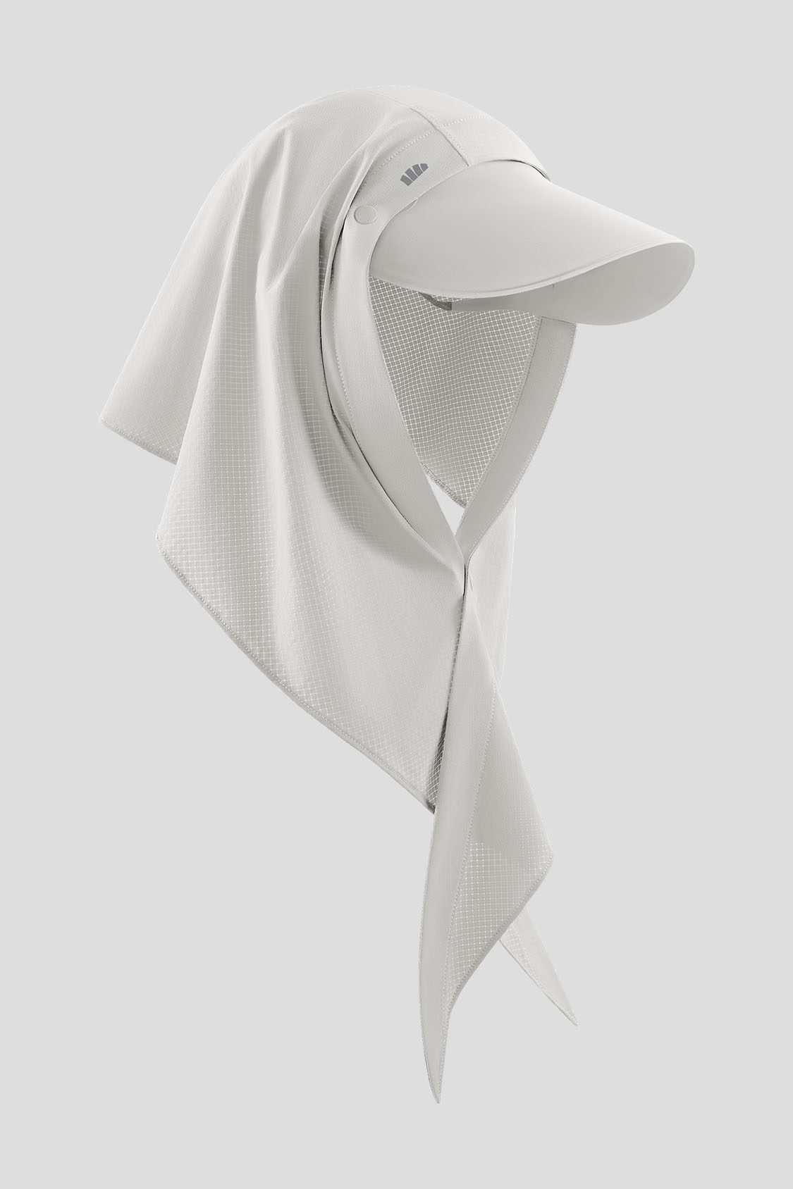 Women's Convertible Sun Visor with Protective Hair Scarf