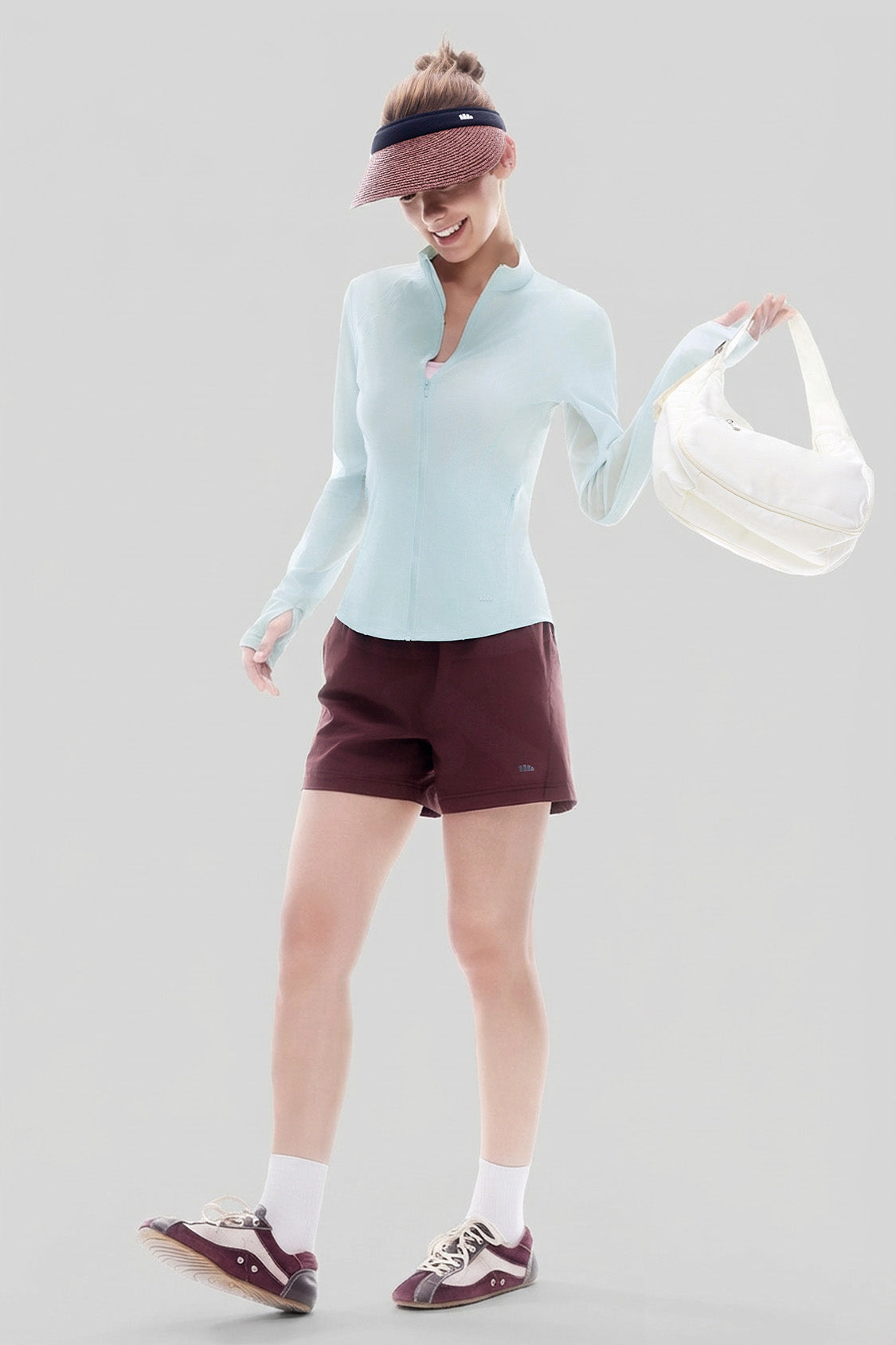 Women's Slim-Fit Sun Protection Jacket with Stand Collar UPF 50+ AL013