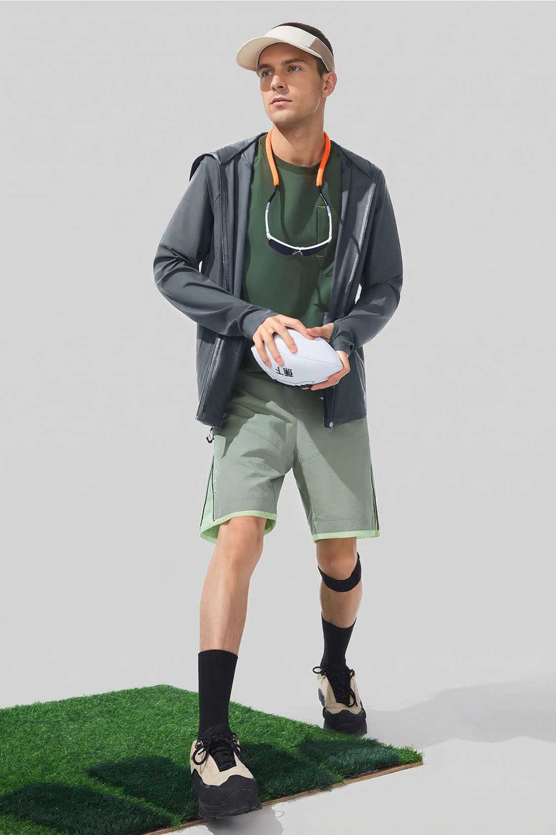 Summit - 男士透气凉爽防晒夹克 UPF100+