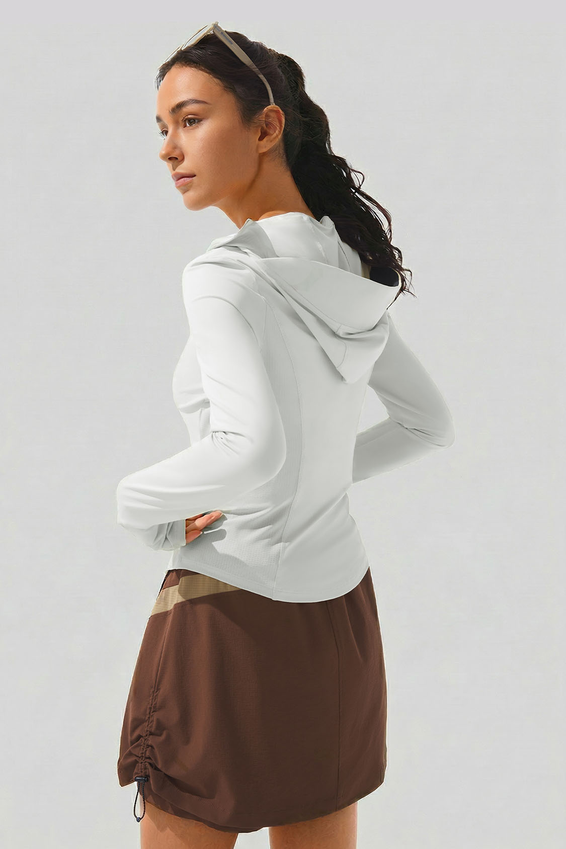 Women's Slim-Fit Cooling Sun Protection Jacket UPF 100+ AL119