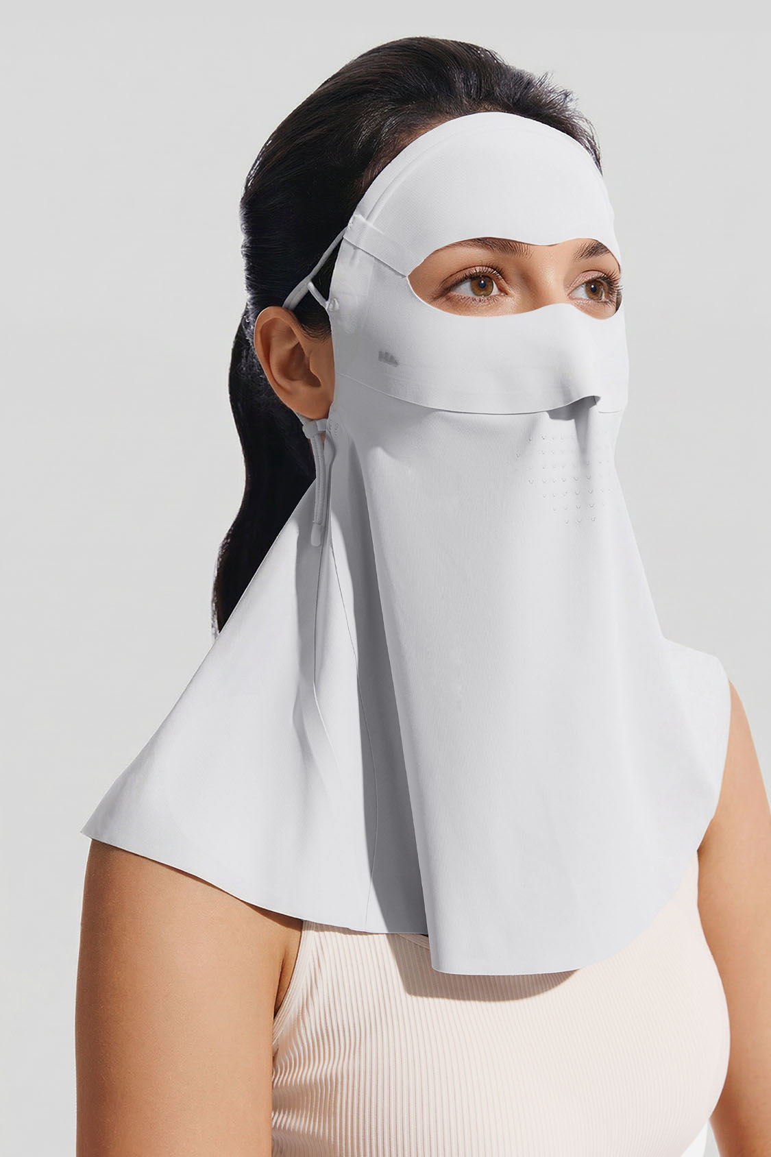 Sun Protection Mask for Women, UPF 50+ Lightweight Face Cover AL207