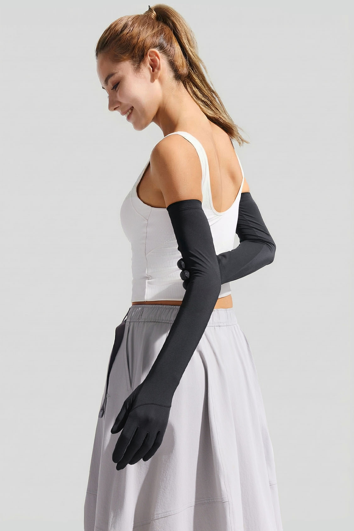 延長 - 長款冷卻防曬手套 UPF150+