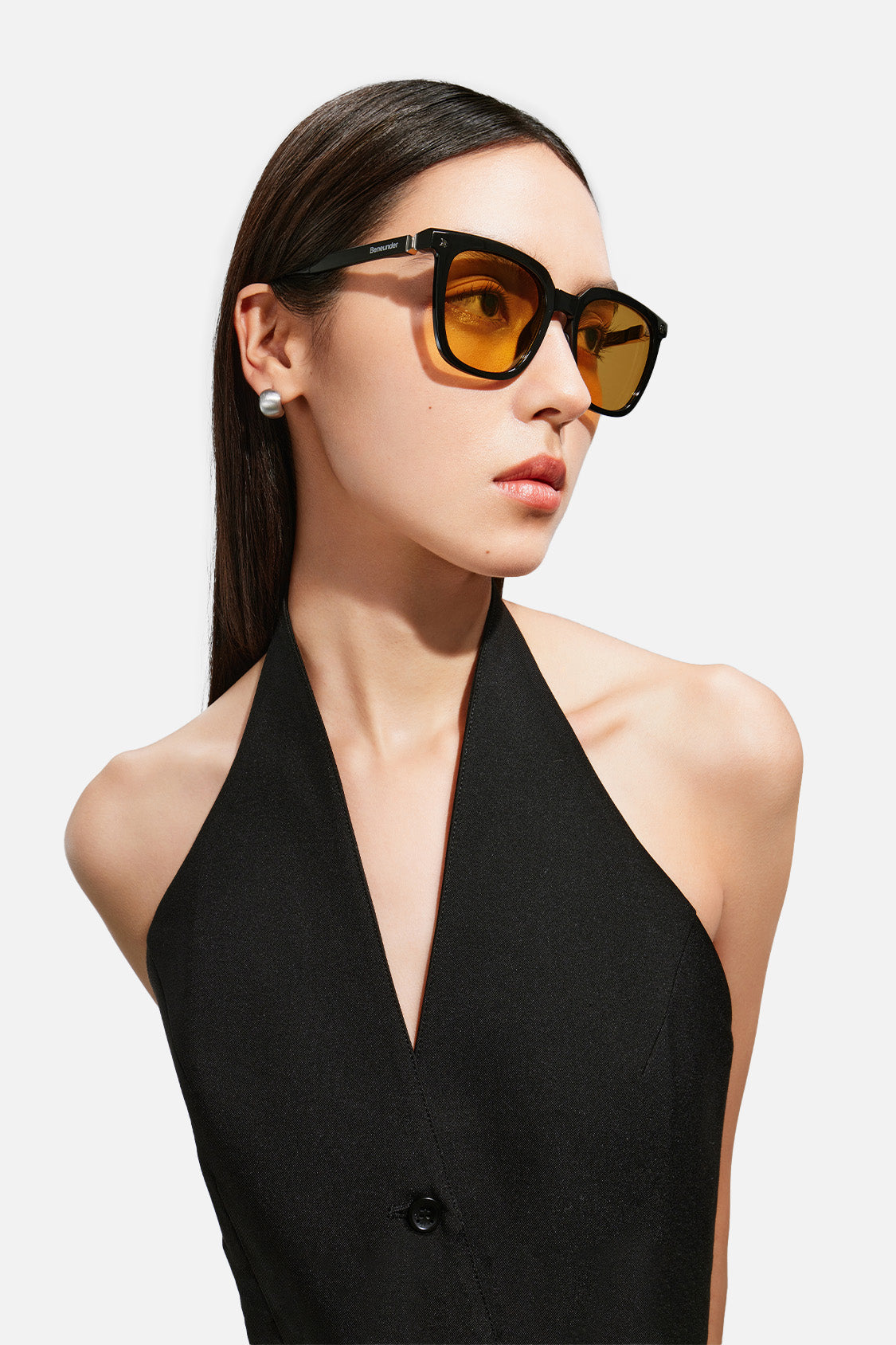 beneunder women's sunglasses #color_amber yellow