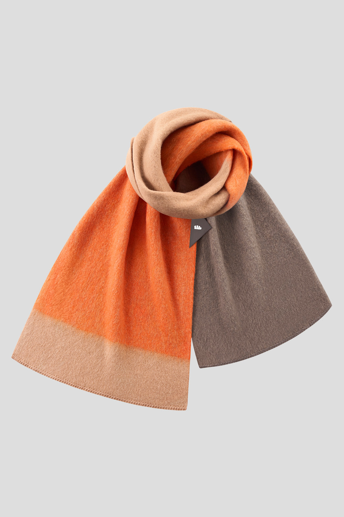 beneunder shawl #color_autumn orange