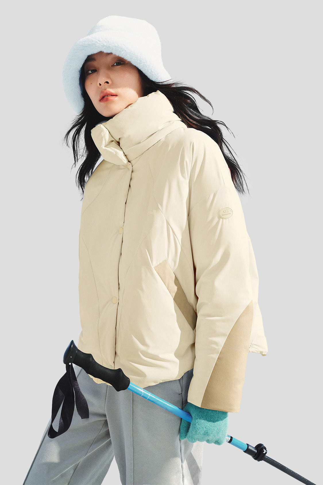 beneunder women's jacket #color_autumn wheat