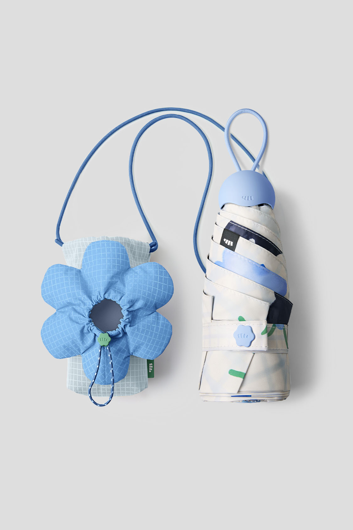 折叠 - 五折防晒伞 UPF50+