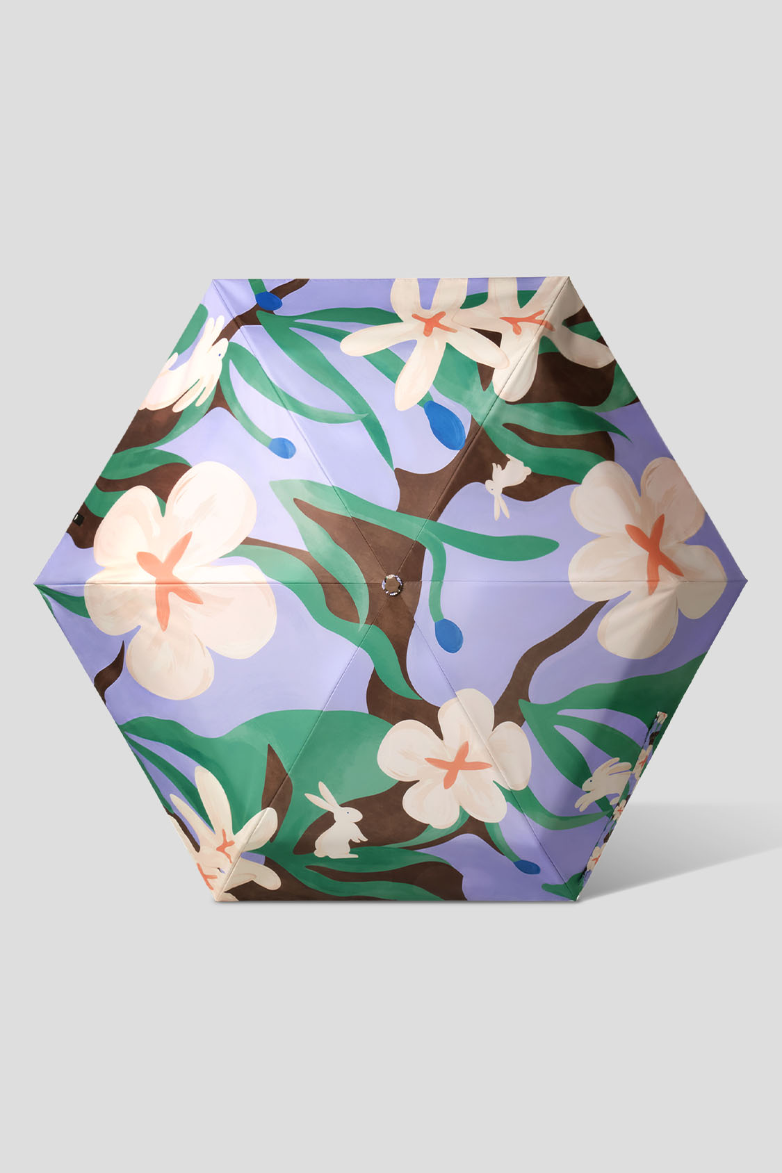 折叠 - 五折防晒伞 UPF50+