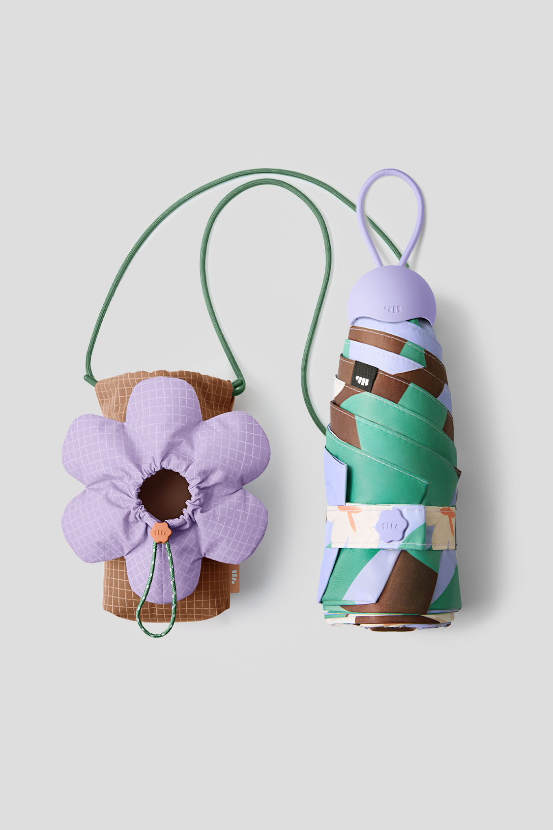 折叠 - 五折防晒伞 UPF50+