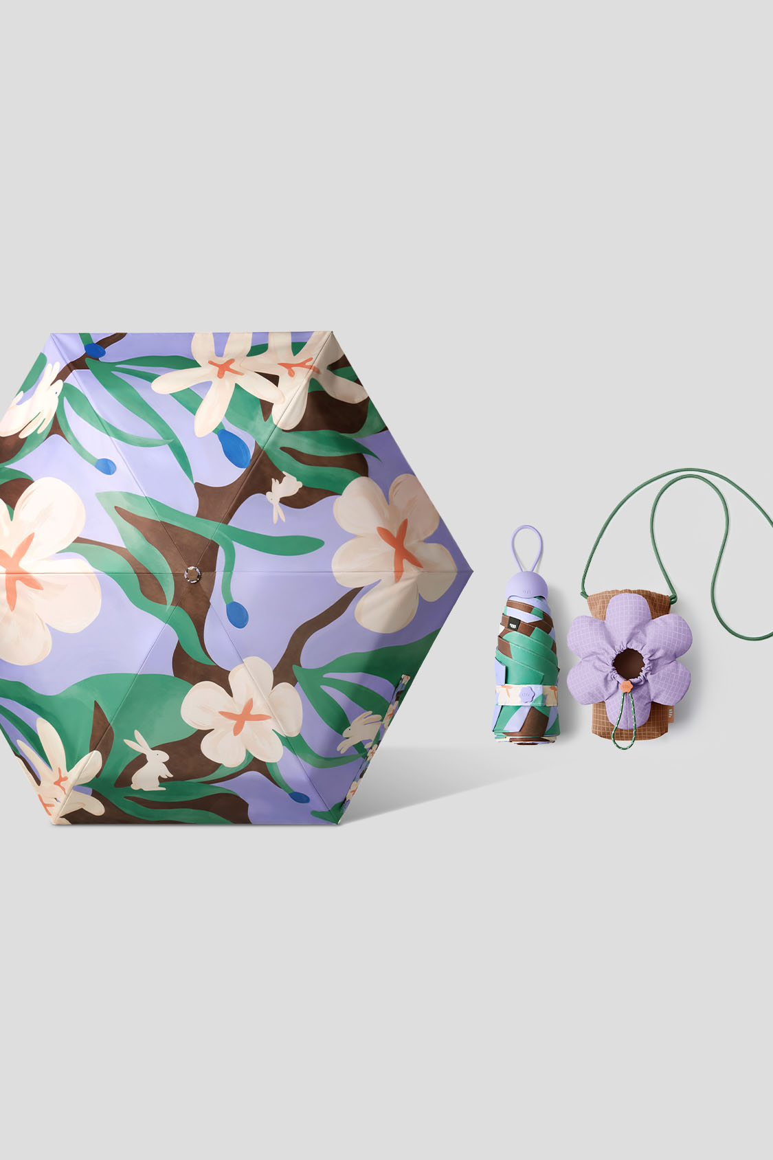 折疊 - 五折遮陽傘 UPF50+