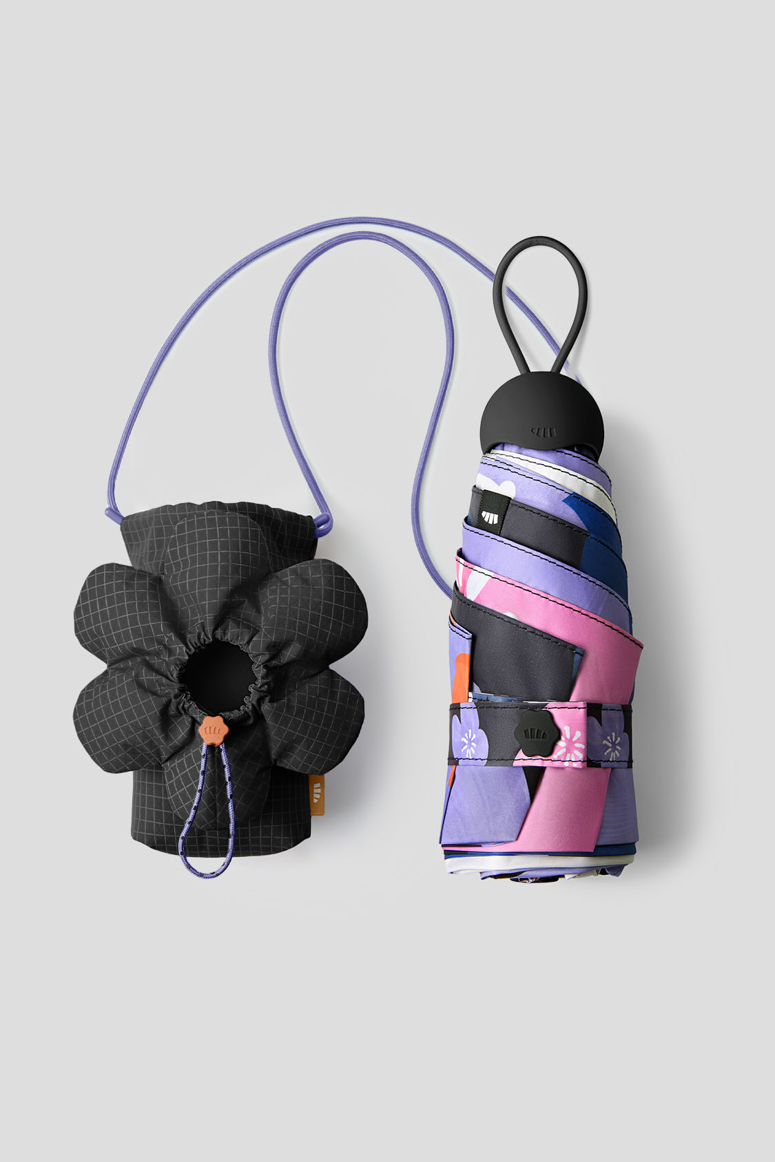 折叠 - 五折防晒伞 UPF50+