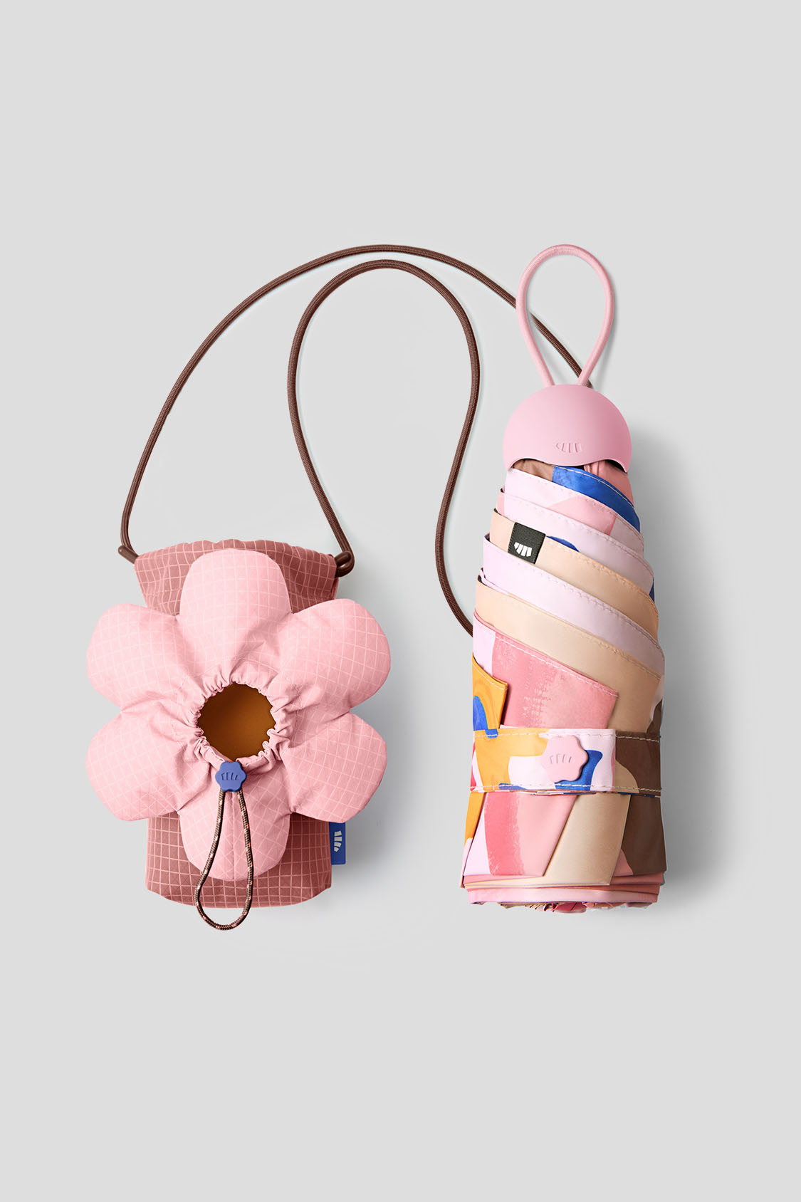 折叠 - 五折防晒伞 UPF50+