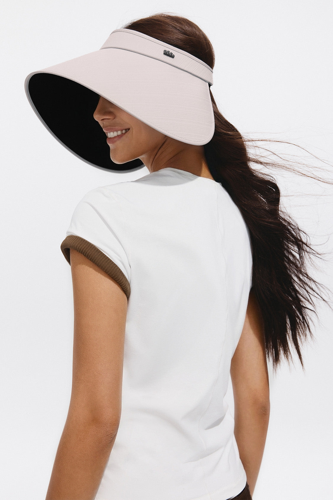 Women's Ultra Wide Brim Bonnet-Style Visor UPF100+ BM563