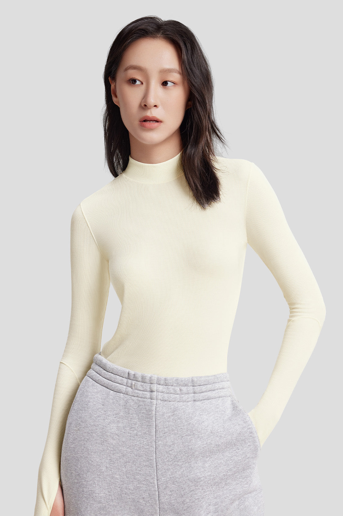 beneunder women's warm base layers #color_beige