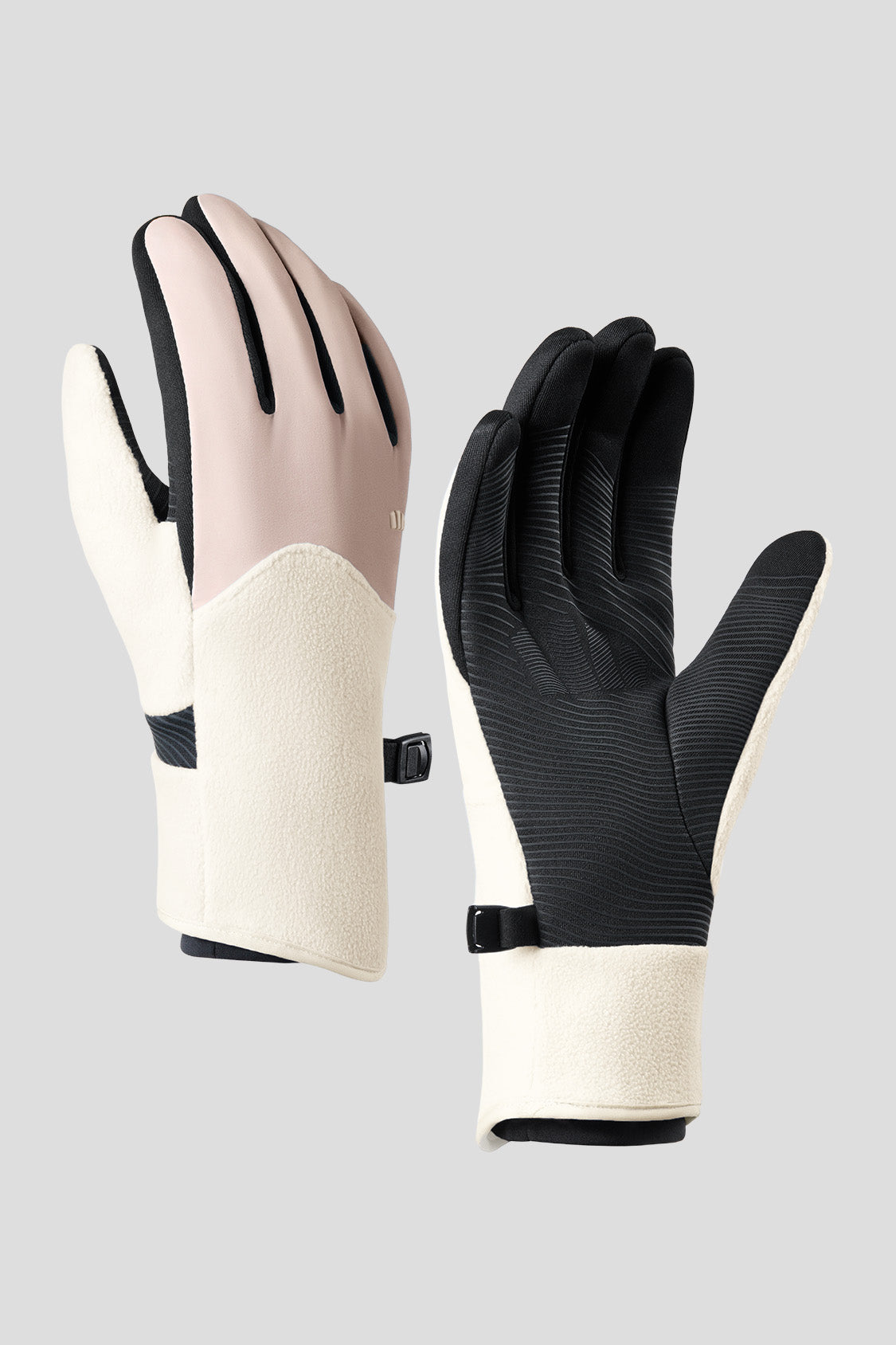 beneunder glovetherm unisex thermal fleece gloves #color_beige