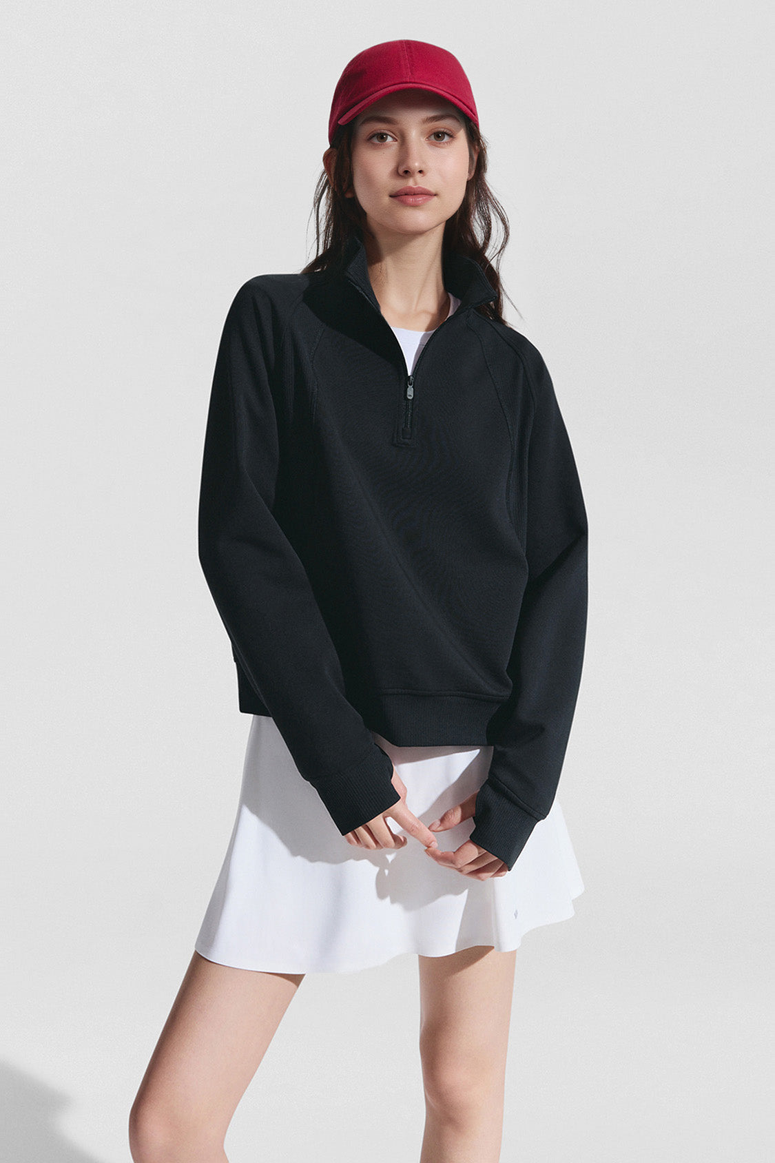 beneunder windglow womens 360 uvshield stretch jacket upf50#color_black