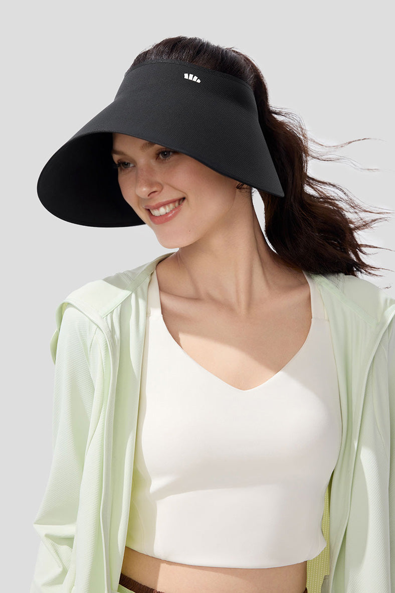 Roll - Women's Wide Brim Topless Sun Hat UPF50+