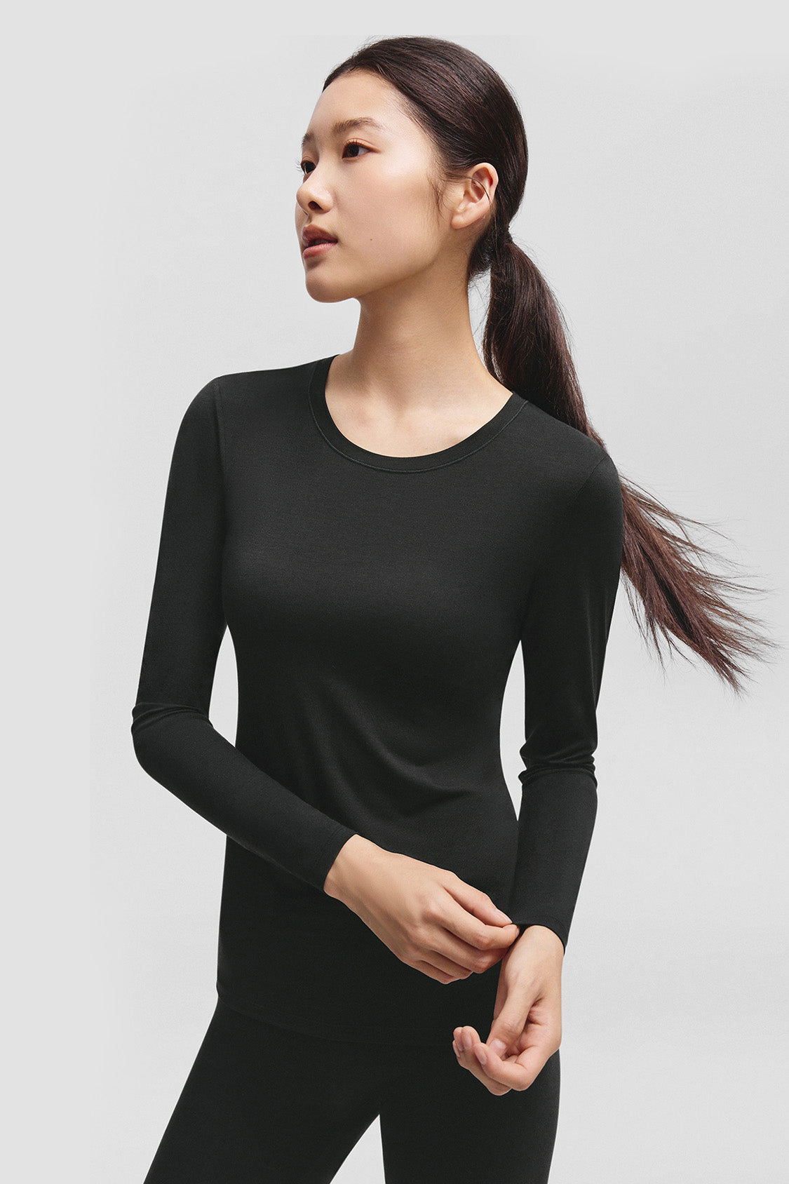 beneunder core – women's thermal base layer #color_black