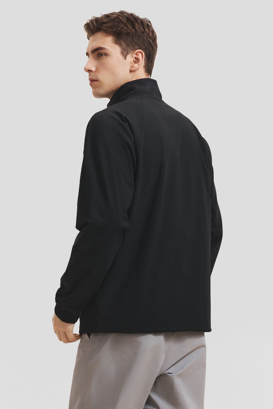 Herren-Wendejacke aus Microfleece mit Stehkragen (mittlere Wärme) PM036