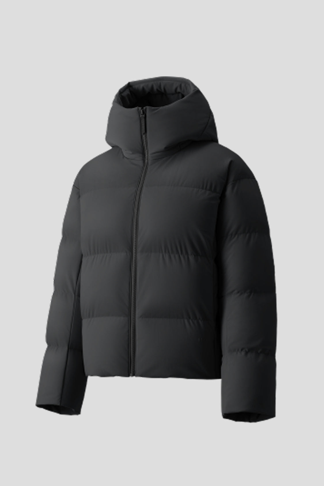 Women's Stretch Softshell Hooded Down Jacket (Maximum Warmth) HD012
