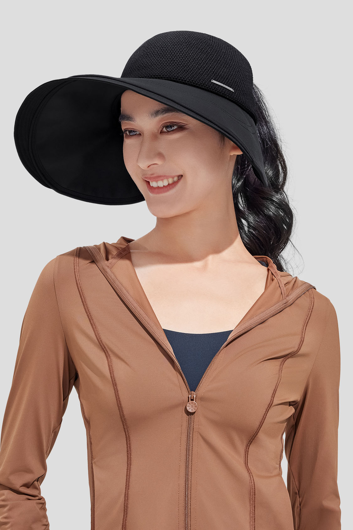 beneunder women's bucket hats ipf50+ #color_black
