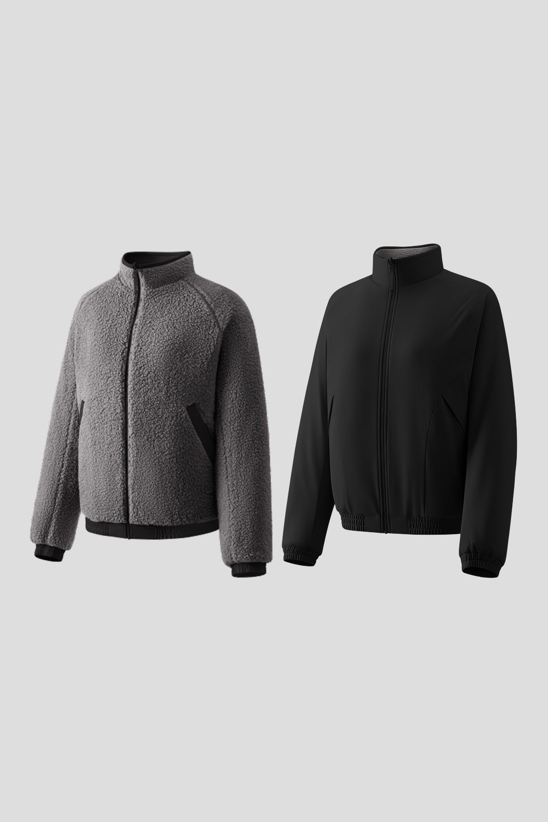 Women's Reversible Sherpa Fleece Softshell Jacket (High Warmth) ST036