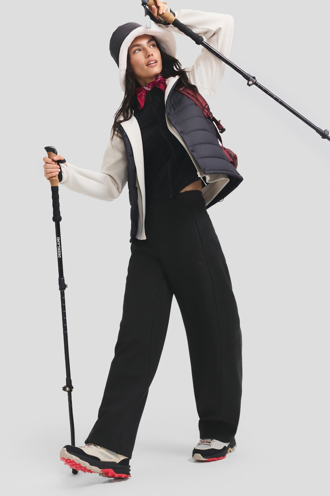 Women's High-Stretch Relaxed-Fit Pants (High Warmth) EL014