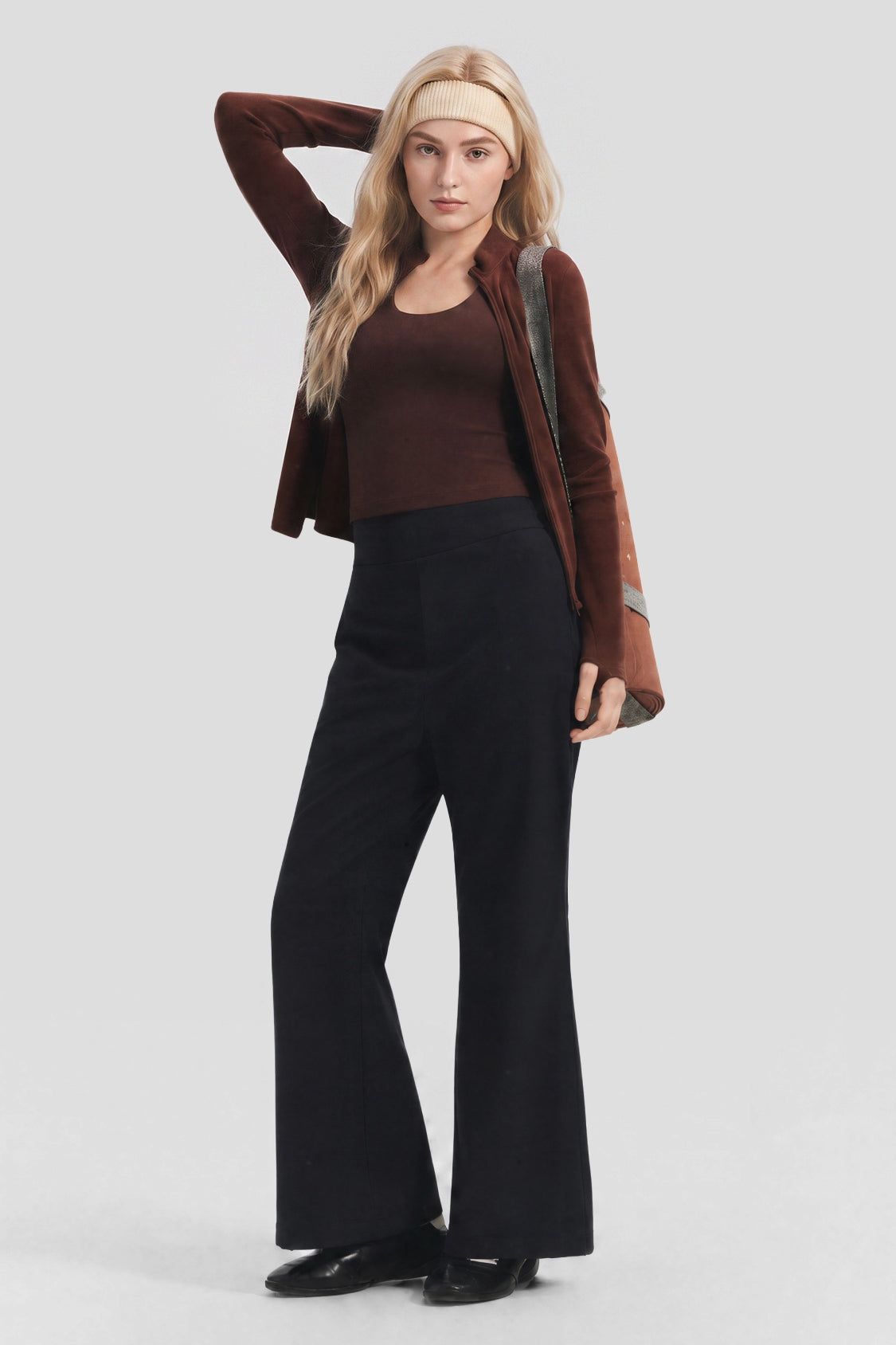 Women's Stretch Slight Flare Insulated Pants (High Warmth) CL008