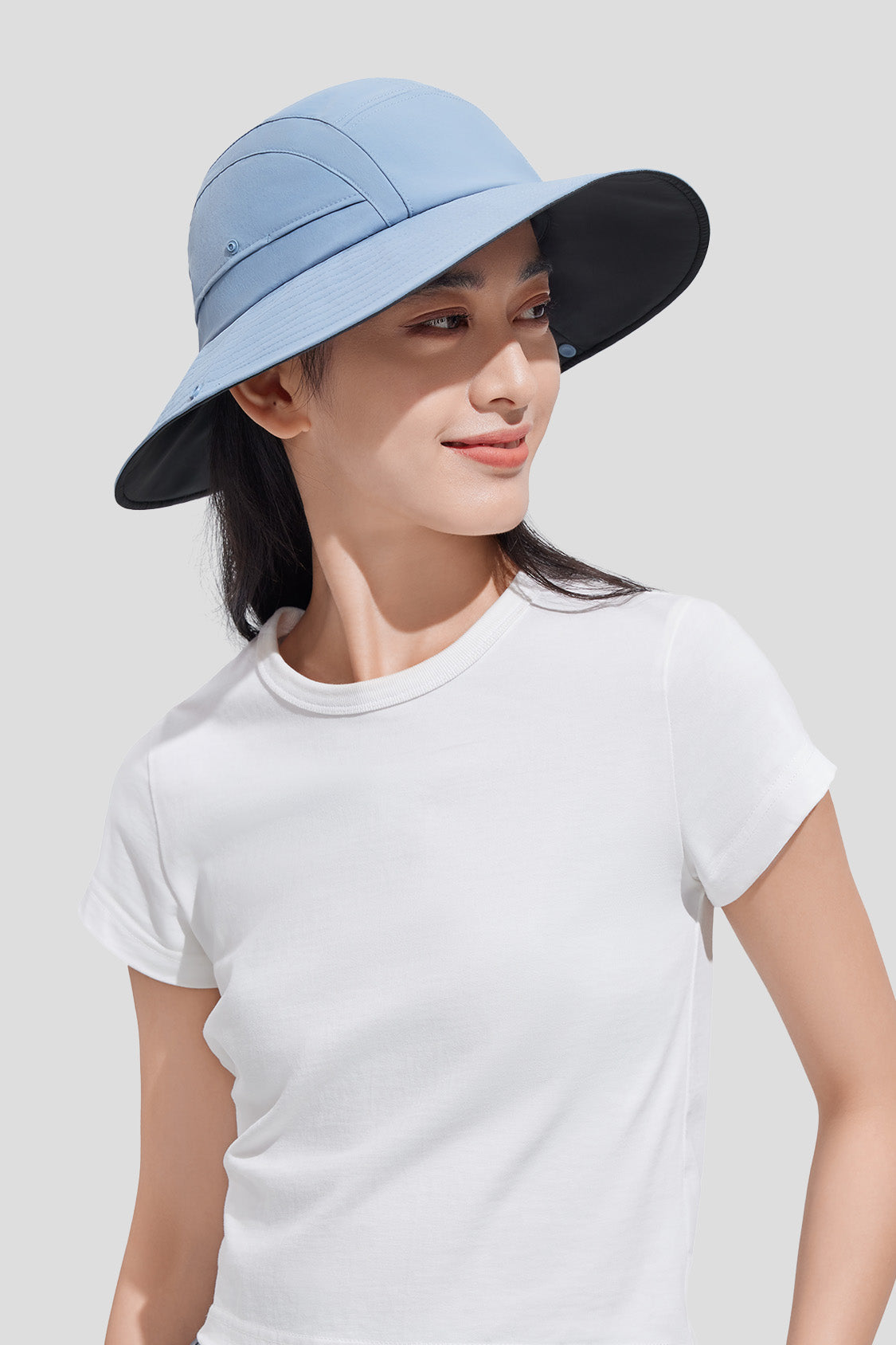 Beneunder women's sun hats #color_blue river gray