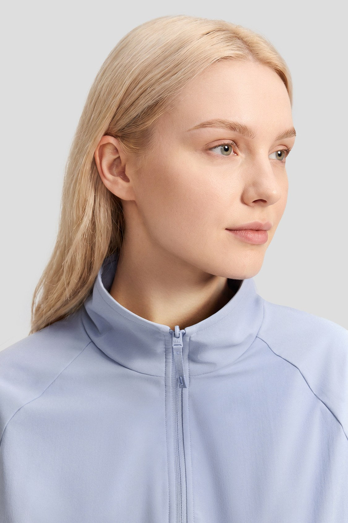 Women's Reversible Stand-Collar Micro Fleece Jacket (Mid Warmth) PM031