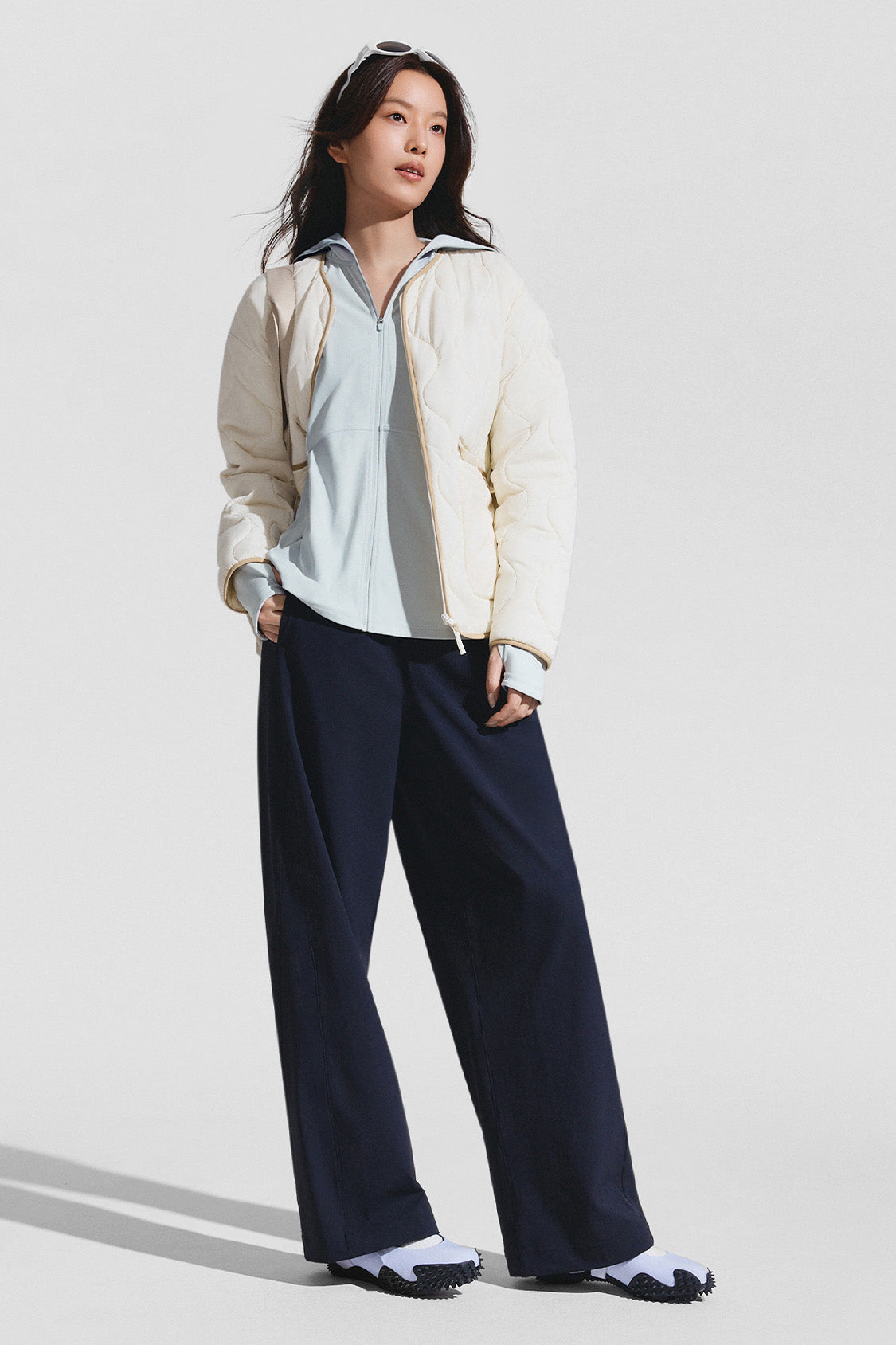 beneunder windglow womens windproof uvshield sport jacket upf50 #color_gray