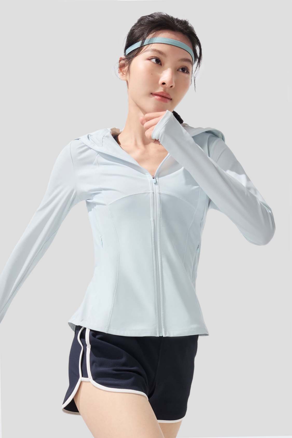 women's sun protection jacket #color_blue