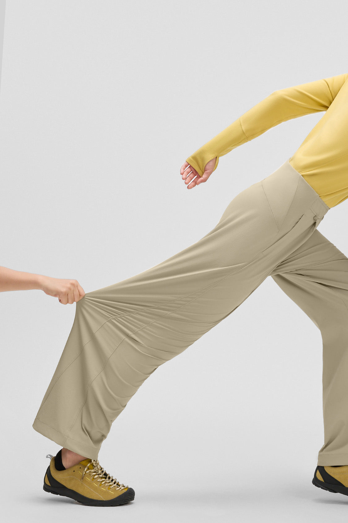 ウィンダンシー SEA Water Repellent Pants ベージュS ウィンダンシー
