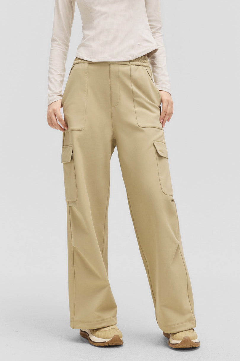 beneunder stormparatroop – women’s thermal parachute softshell pants #color_brown