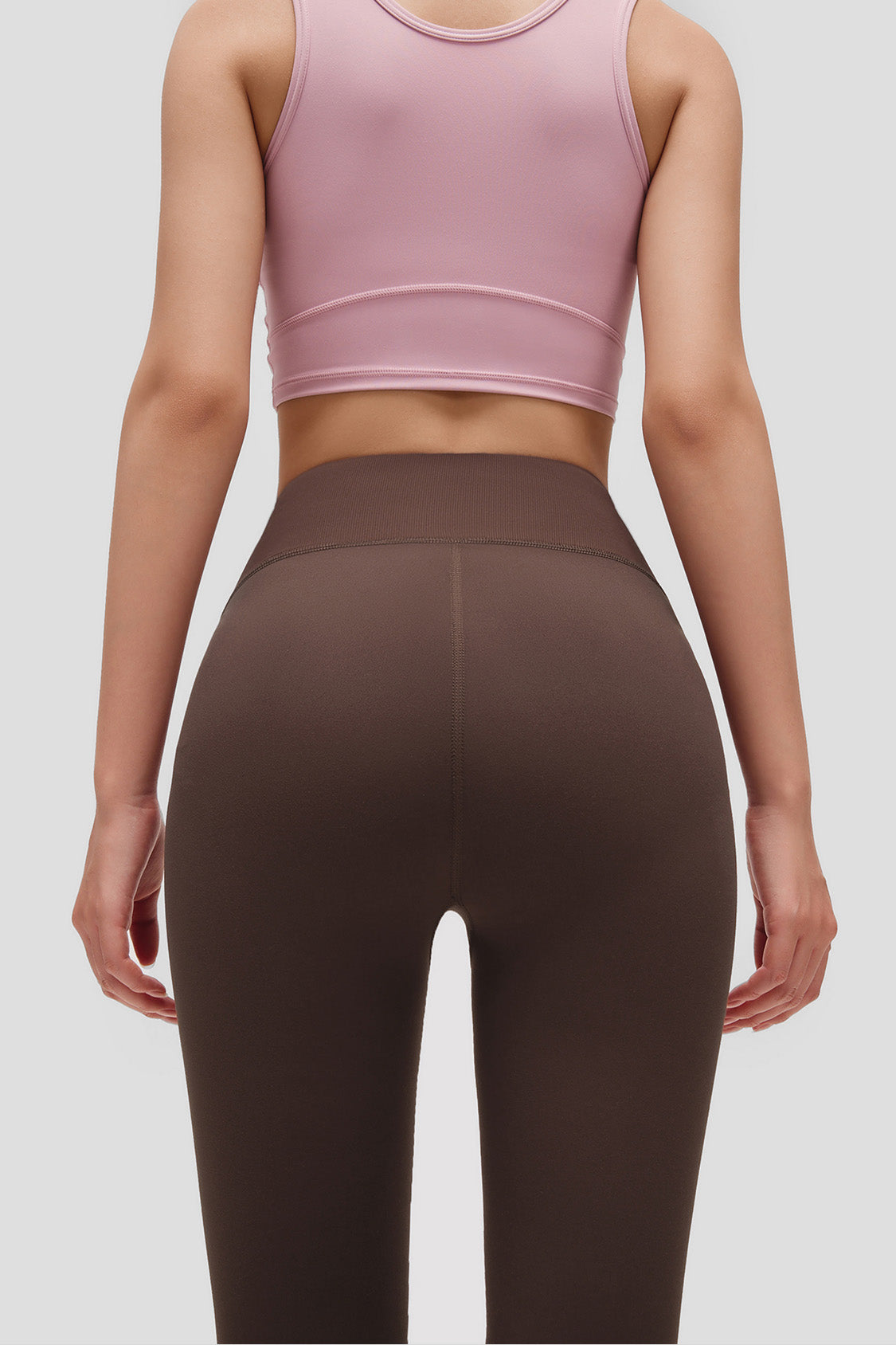 beneunder flexskin womens high stretch base layer leggings #color_brown