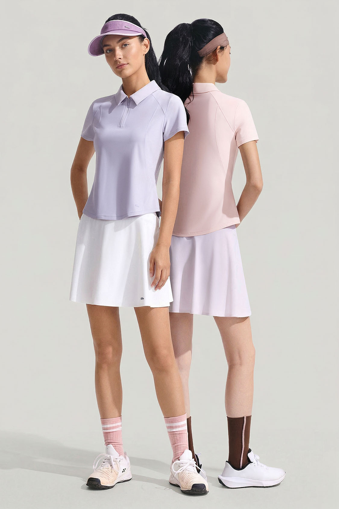 Damen Halb-Reißverschluss Performance-Poloshirt CC003
