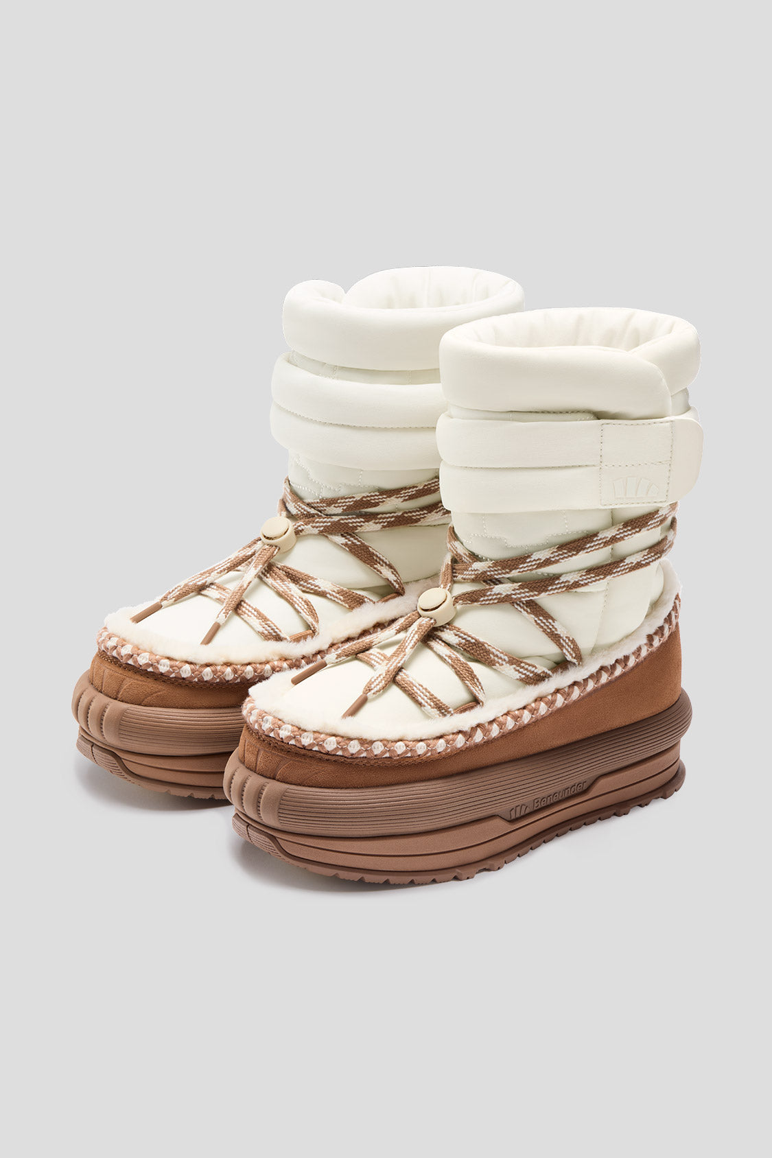 beneunder women's boots #color_cheese white