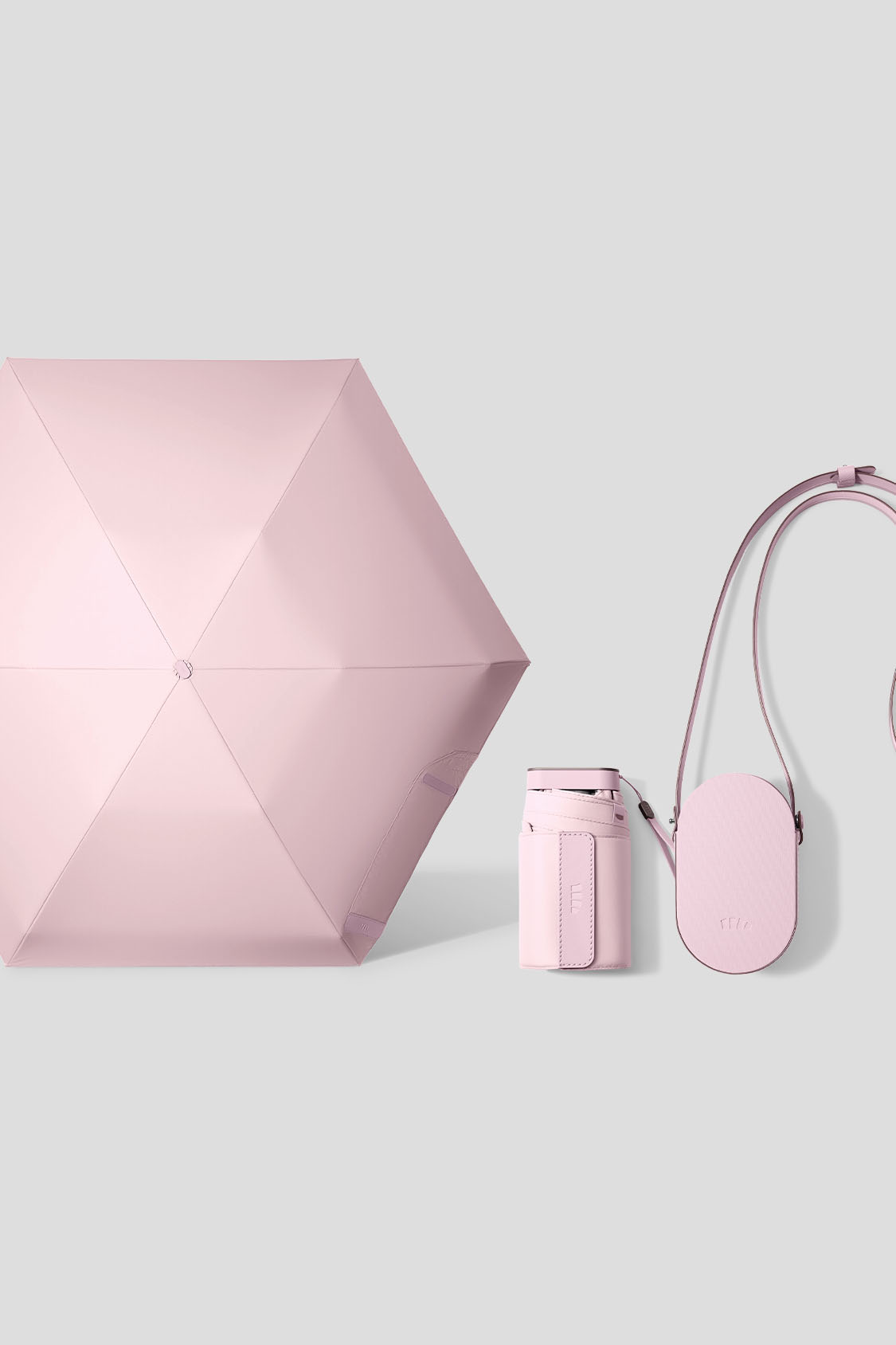 Compact Sun Umbrella UPF 50+ BM666 Pink 1
