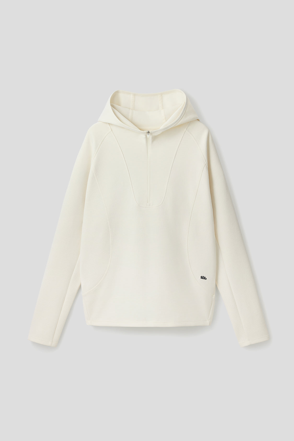 beneunder women's hoodie #color_cool moon white